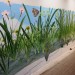 An overview of the serpentine flower mural prior to installation thumbnail
